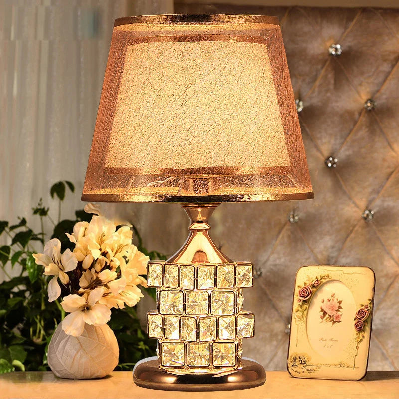 Afralia™ Crystal Table Lamp: Elegant European Style Home Decor and Wedding Gift