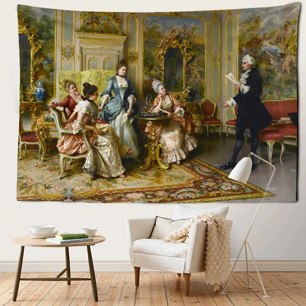 Afralia™ Retro Concert Tapestry Wall Hanging: Boho Hippie Art for Modern Minimalist Home