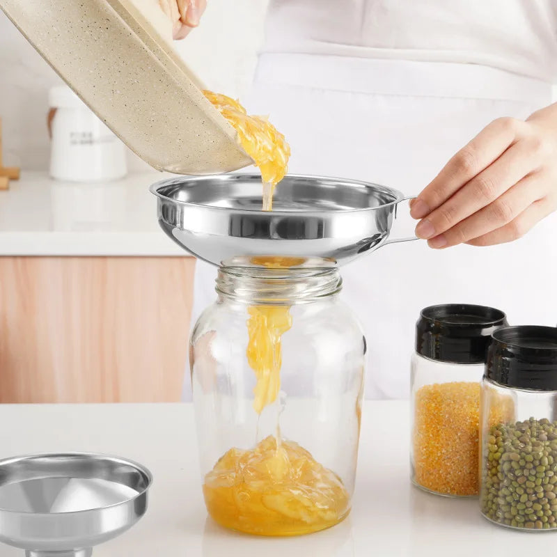 Afralia™ Wide Mouth Canning Funnel for Liquid, Oil, Wine, Water, Spices - Kitchen Essential