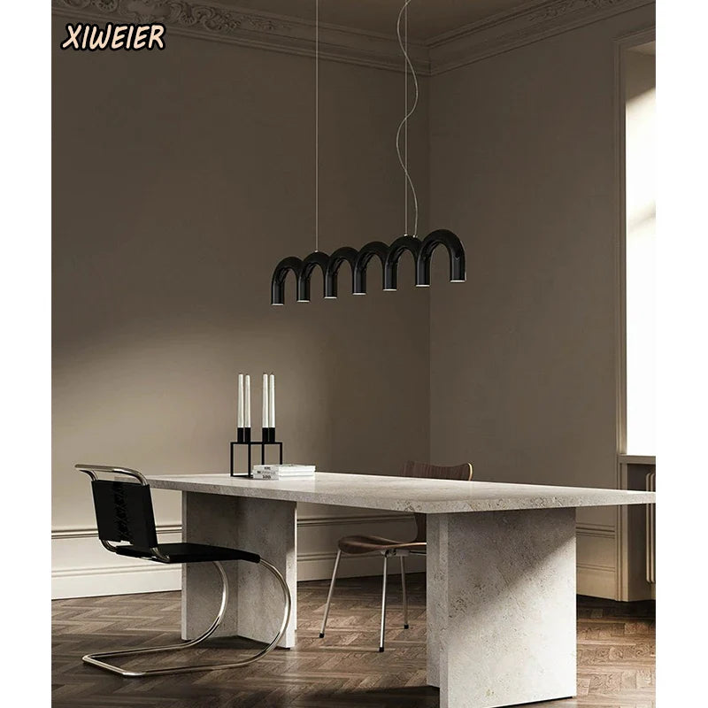 Afralia™ Cream Style Nordic Chandelier for Living Room, Coffee Shop, and Bar