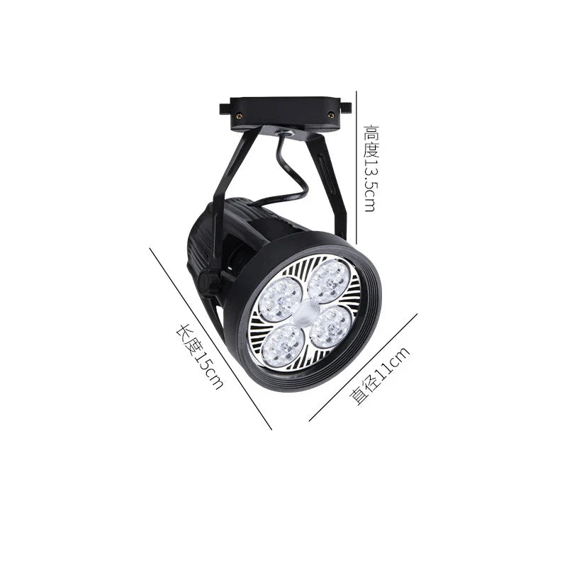 Afralia™ 35W LED Track Ceiling Spot Light for Indoor Lighting and Retail Display