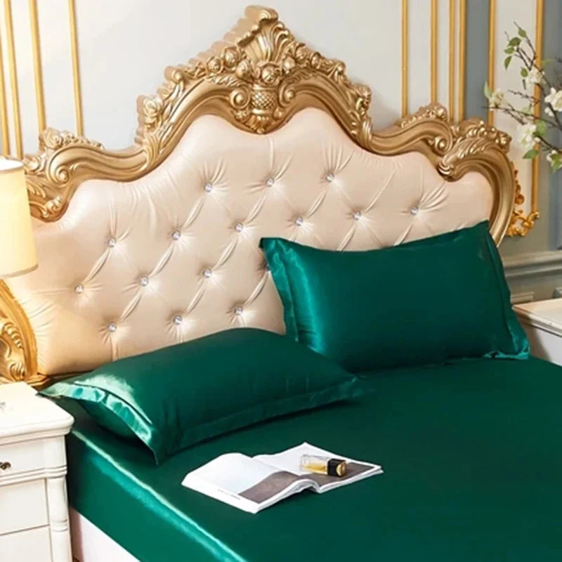 Afralia™ Satin Silk Pillowcase: Smooth & Skin-Friendly Solid Color Cover