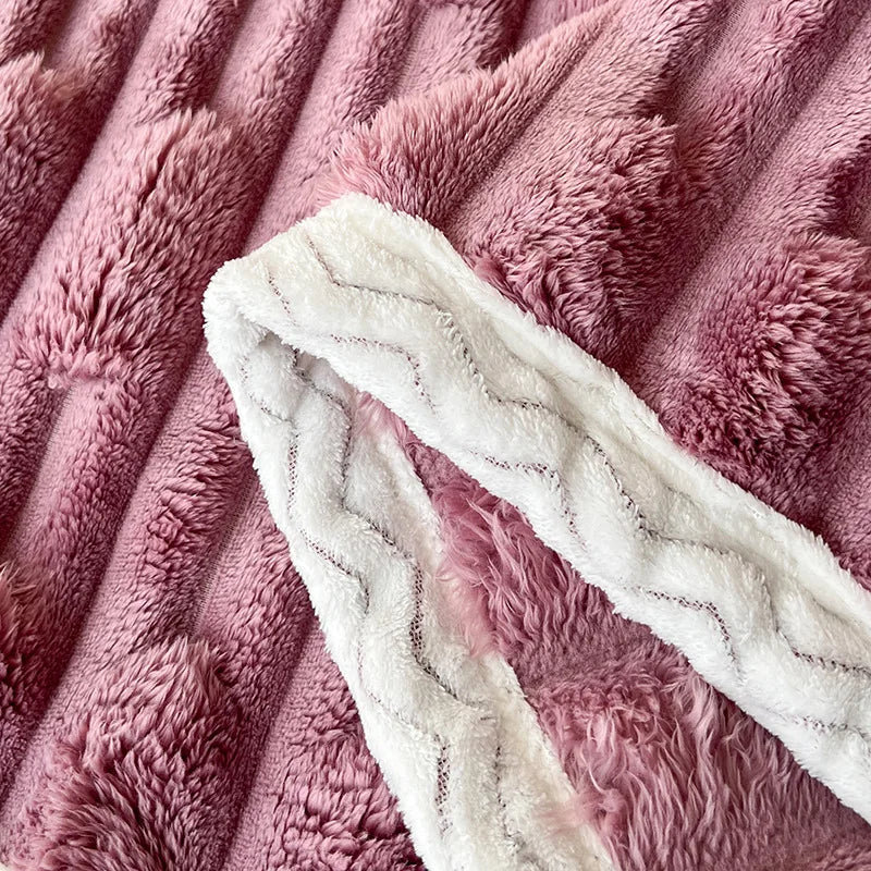 Afralia™ Bamboo Velvet Blanket: Soft Flannel Sofa Cover & Shawlecessory