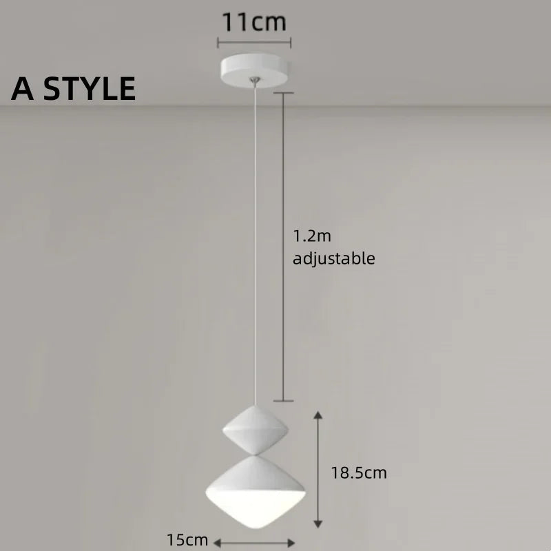Afralia™ LED Pendant Lights Modern Minimalist Bedroom Living Room Indoor Lighting