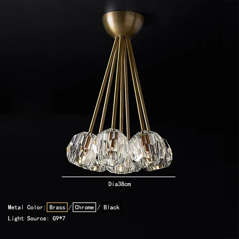 Afralia™ Crystal Gold Chandelier: Luxury Lighting Fixture for Kitchen, Modern Design & High-Quality Craftsmanship