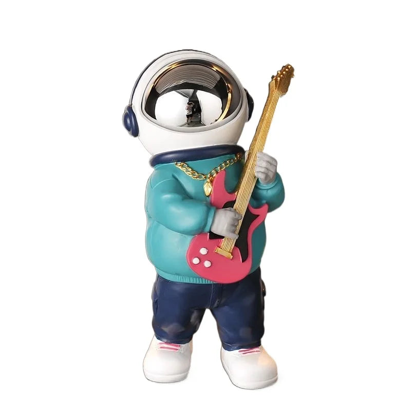 Nordic Astronaut Resin Statue by Afralia™: Fun Home & Office Decor Sculpture