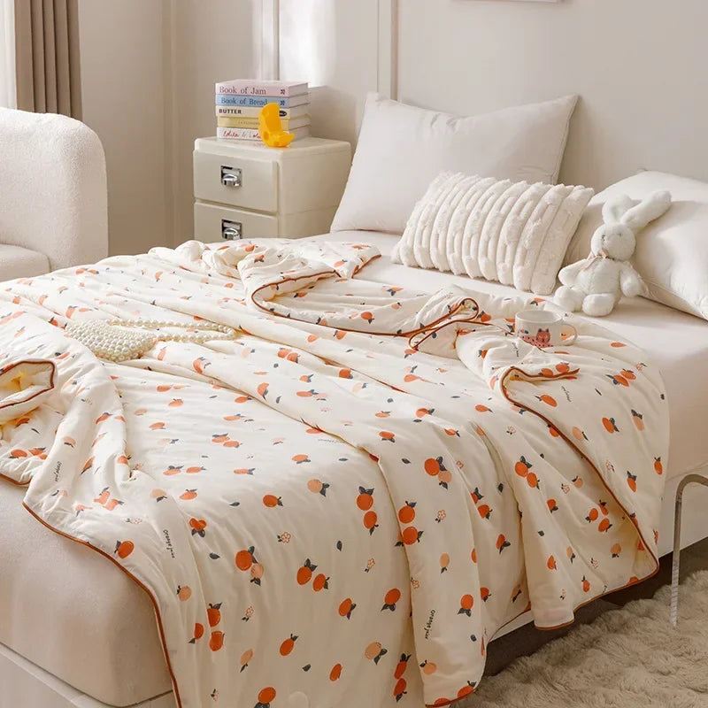 Afralia™ Cooling Summer Blanket | Soft & Breathable Natural Plant Comforter