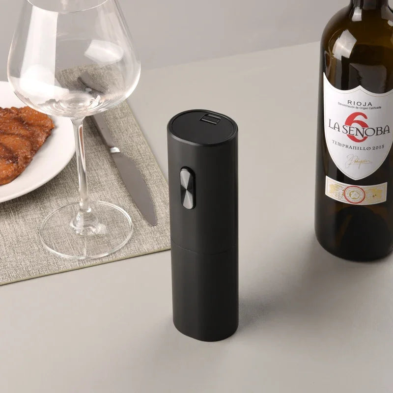 Afralia™ Automatic Electric Wine Opener Kit with Foil Cutter, Kitchen Accessories