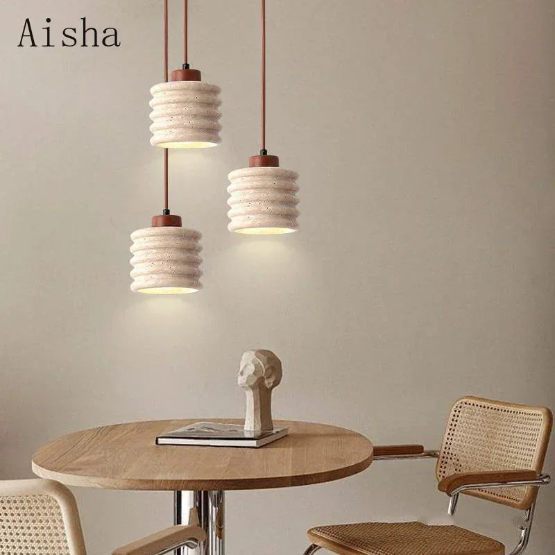 Afralia™ Wabi-sabi Pendant Lamp for Home, Restaurant, and Bedroom Lighting