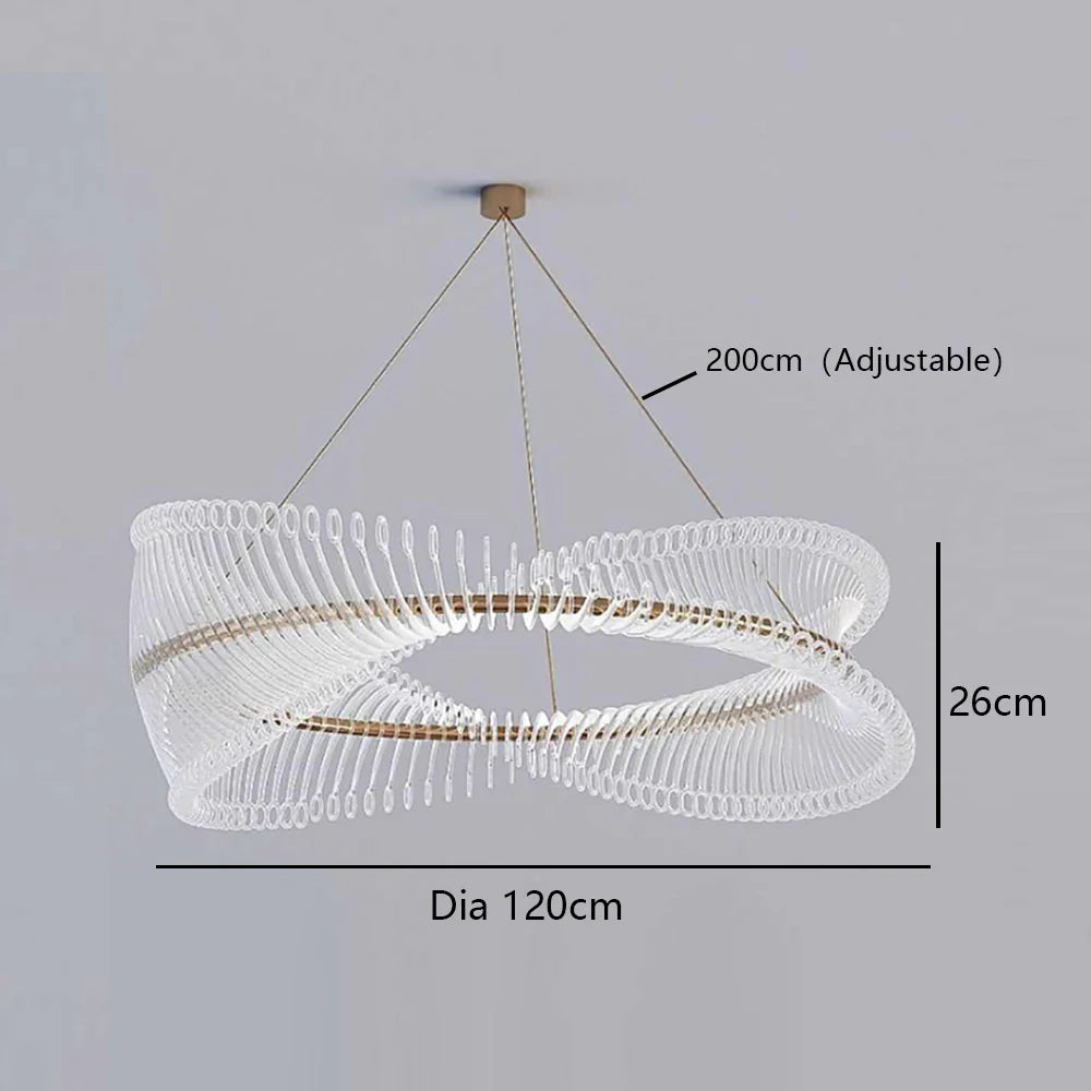 Afralia™ Luxury Gold LED Pendant Lights for Modern Home Decor