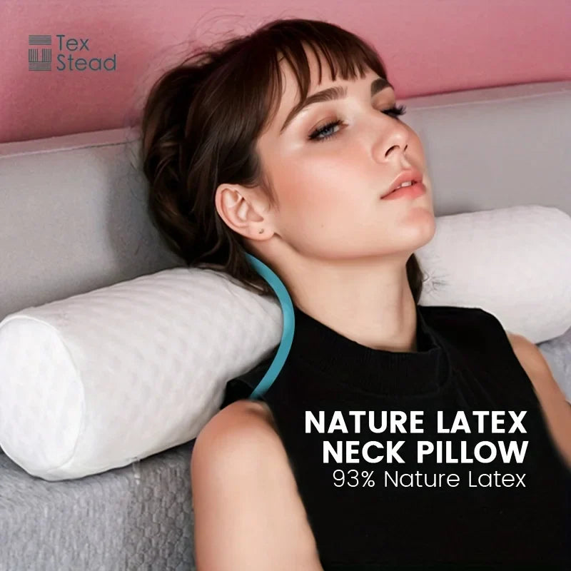 Afralia™ Natural Latex Neck Pillow by Afralia™
