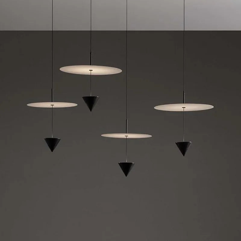Afralia™ Minimalist Cone Pendant Lights for Restaurant Bar Kitchen Island Study