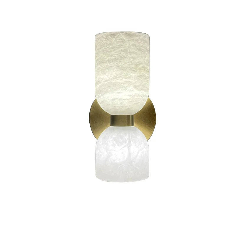 Afralia™ Natural Marble Wall Sconce Lamp for Home Decoration