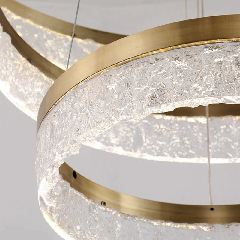 Afralia™ Gold LED Chandeliers for Elegant Home and Hotel Decor