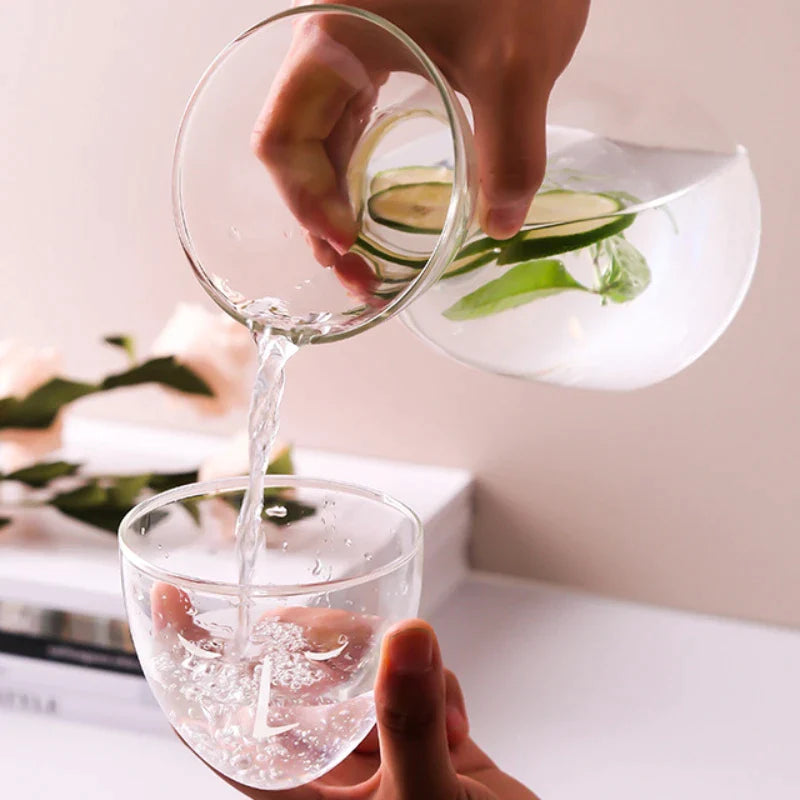 Afralia™ Glass Tea Infuser Water Bottle Thermos Drinkware Kit