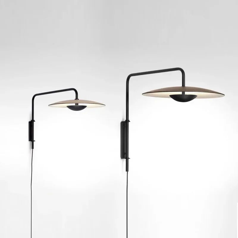 Afralia™ Iron Art Swing Arm Wall Lamp Home Decor Adjustable Sconce