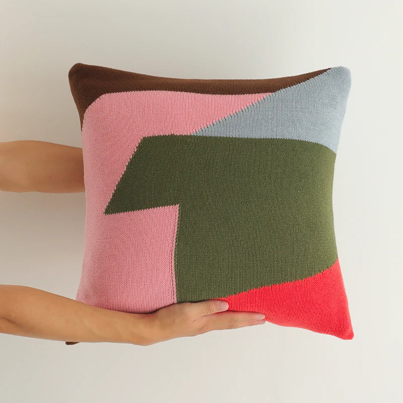 Afralia™ Knitted Cushion Cover Set for Home Decoration in Living Room Bedroom Sofa