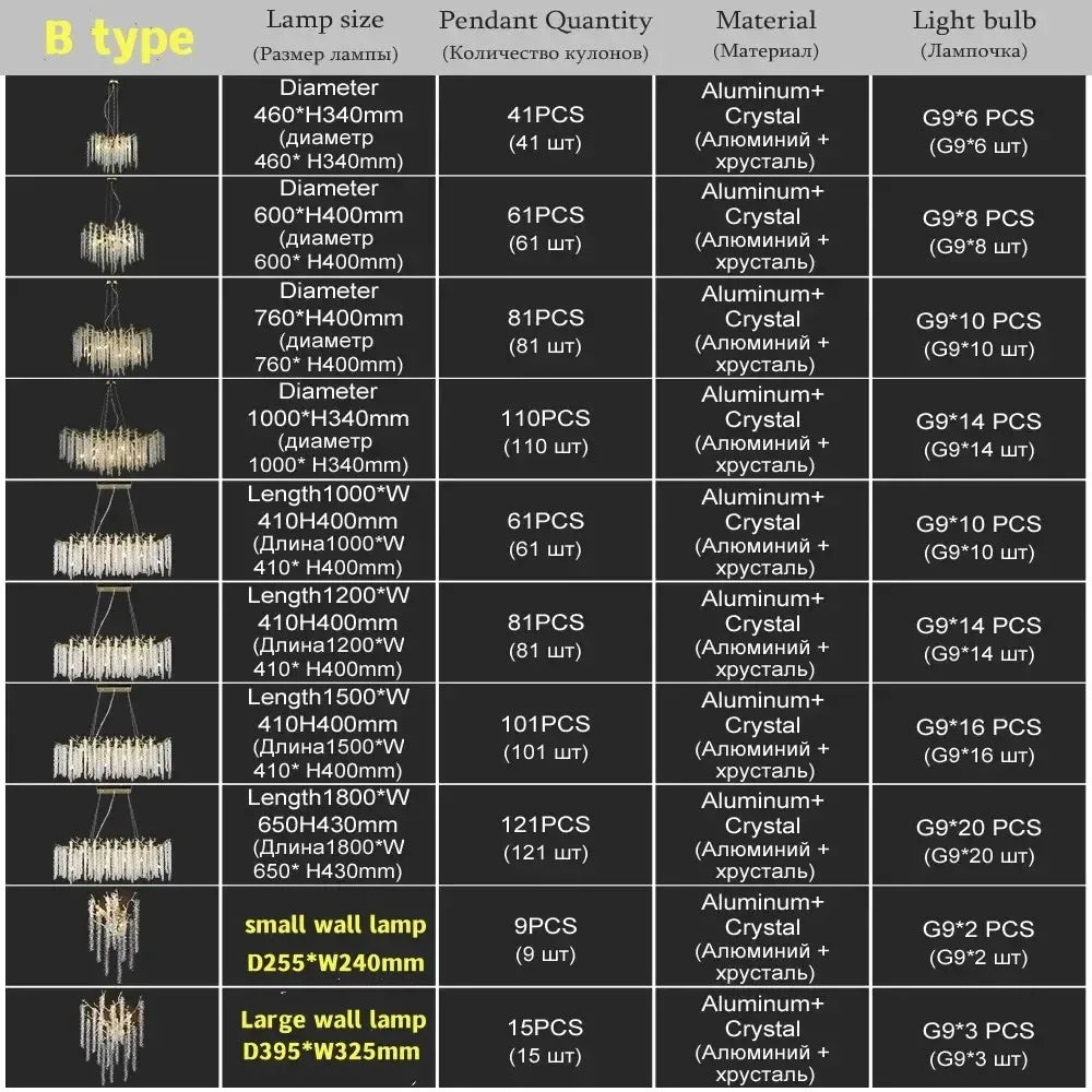 Afralia™ Gold Crystal Branch Chandelier | Modern Luxury Round Ceiling Light