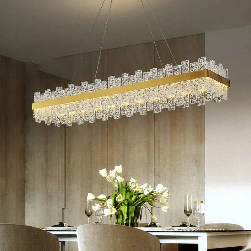 Afralia™ Crystal Chandelier: Modern Nordic Light Luxury LED Ceiling Fixture