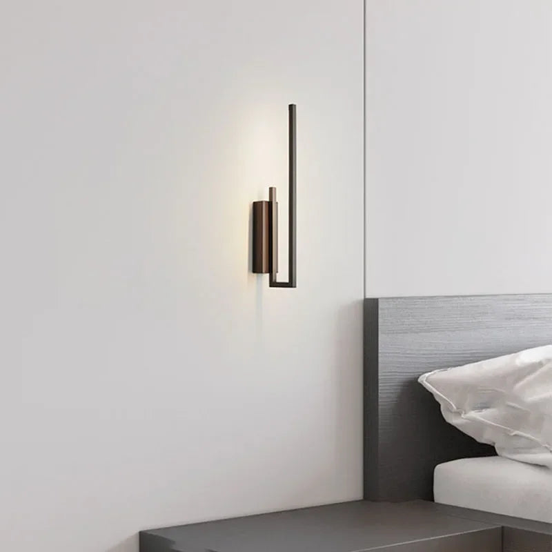Afralia™ Brass Wall Sconce Dimmable Modern Lamp for Foyer, Bedroom, Restaurant, Aisle