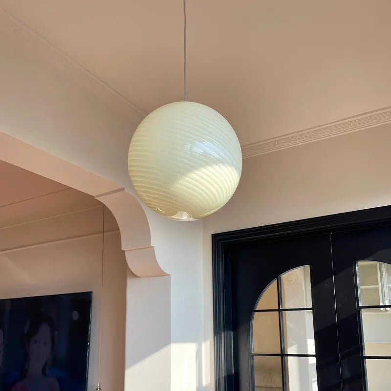Afralia™ Nordic Lollipop Glass Pendant Light: Colorful Bubble Chandelier for Bedroom and Restaurant