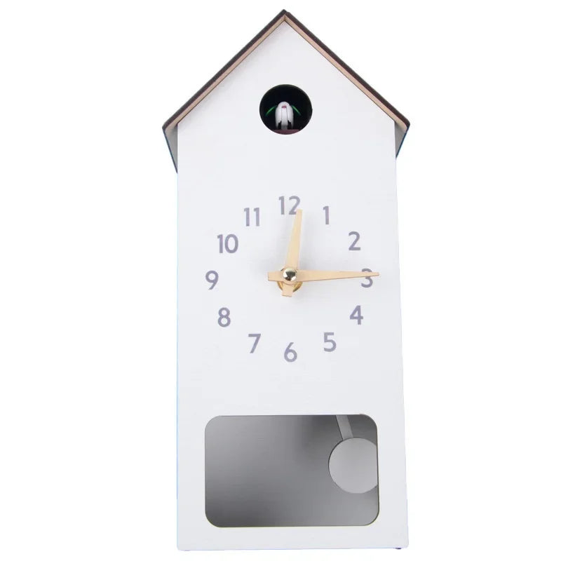 Afralia™ Wooden Cuckoo Clock: Handmade Traditional Wall Clock for Home Decor