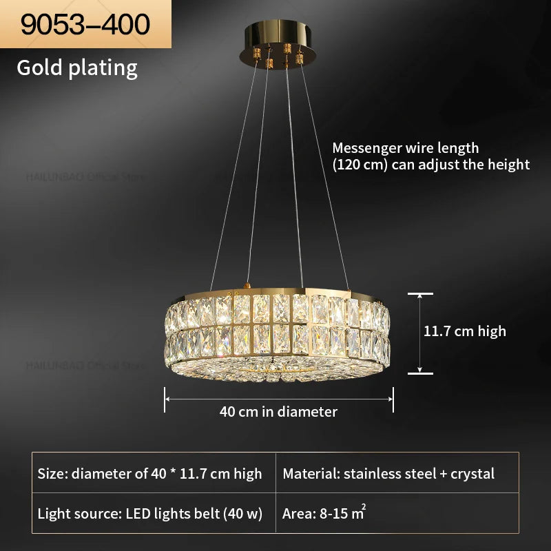 Afralia™ Crystal Chandelier: French Vintage Luxury Lighting for Living Room & Dining Room