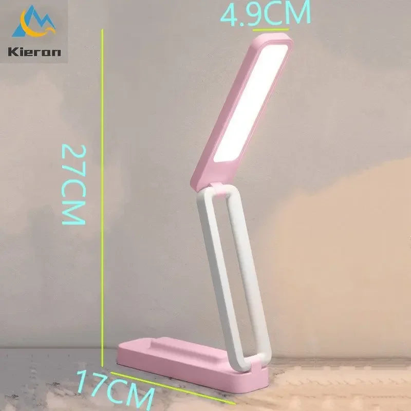 Afralia™ LED Desk Lamp: Modern Folding Touch Table Lamp for Home, Study, or Bedroom