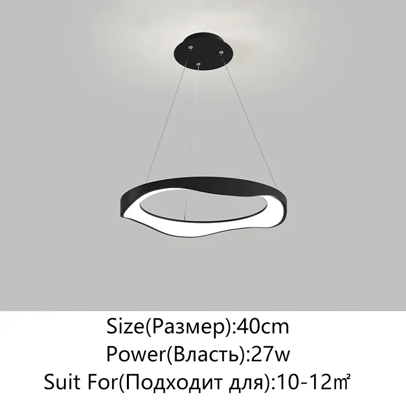 Afralia™ Minimalist LED Pendant Lamp for Living Room, Bedroom, and Restaurant