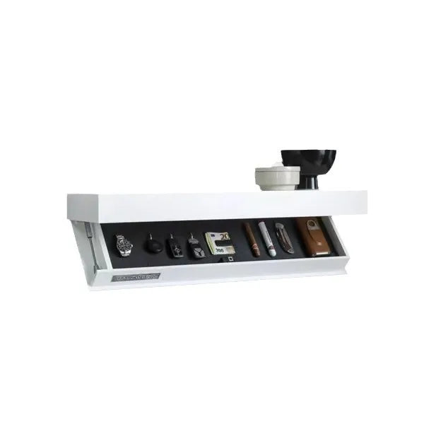 Afralia™ Floating Secret Compartment Wall Shelf - Concealed Solid Furniture Storage