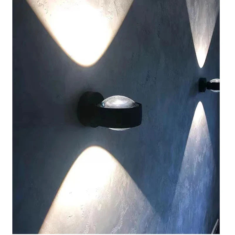 Afralia™ LED Projection Wall Lamp for Bedside, Corridor, Living Room - Modern Nordic Design