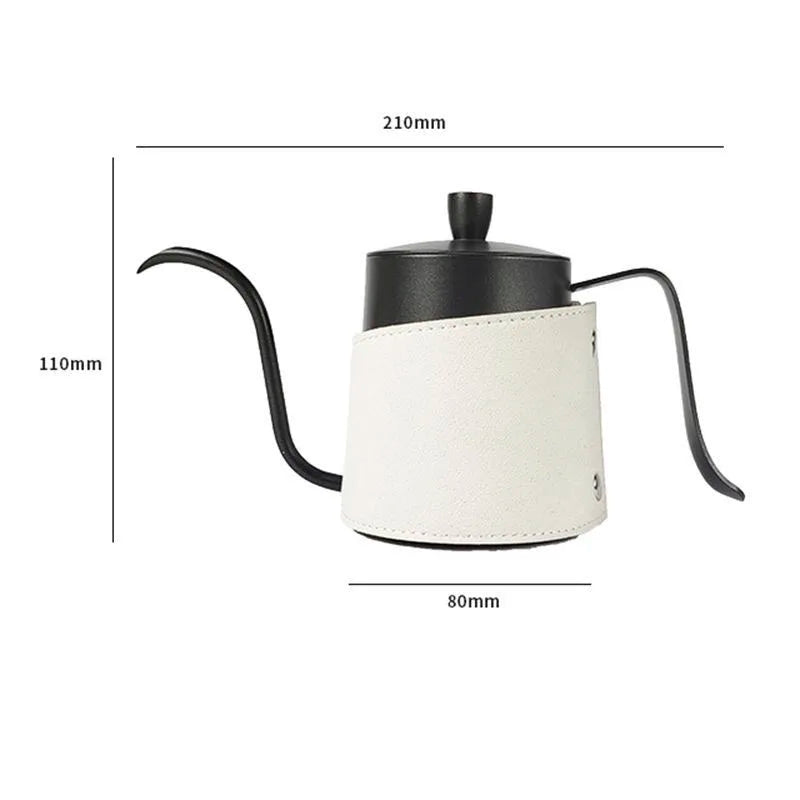 Afralia™ Pour Over Gooseneck Coffee Kettle, 350ml Stainless Steel Espresso Pot