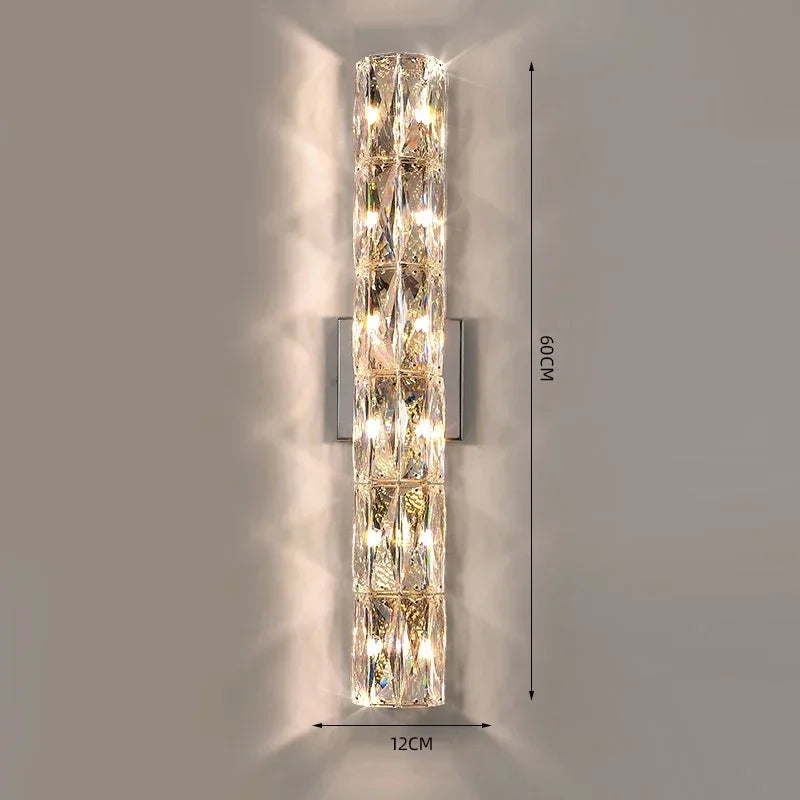 Afralia™ Crystal Wall Light: Luxury Nordic Style for Living Room & Bedroom