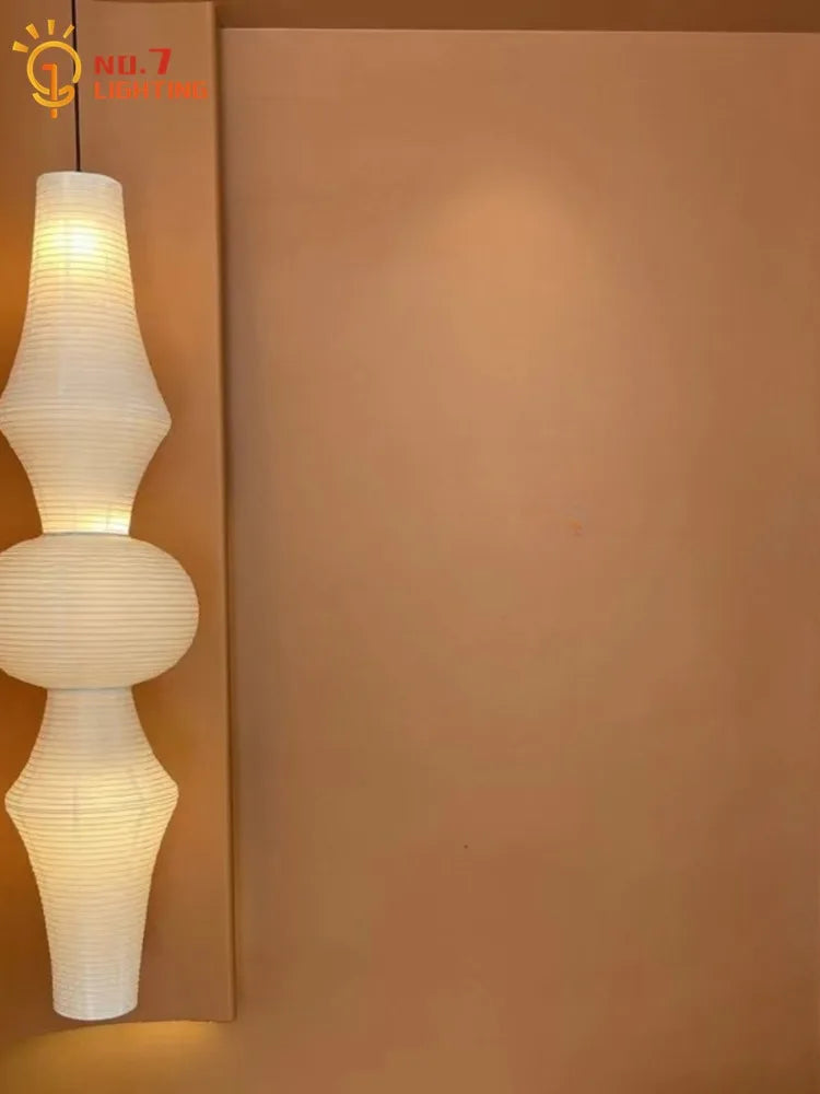 Afralia™ Akari Noguchi Vintage Pendant Lights LED E27 for Bar Loft Studio