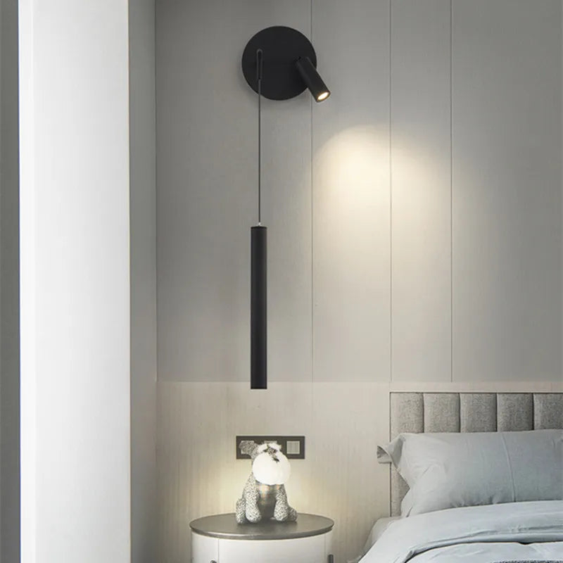 Afralia™ Nordic LED Wall Lamp for Bedroom Living Room - Modern Minimalist Design