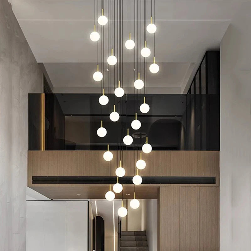 Afralia™ LED Ceiling Lamp Chandelier: Modern Decorative Lighting for Bedroom and Dining Room