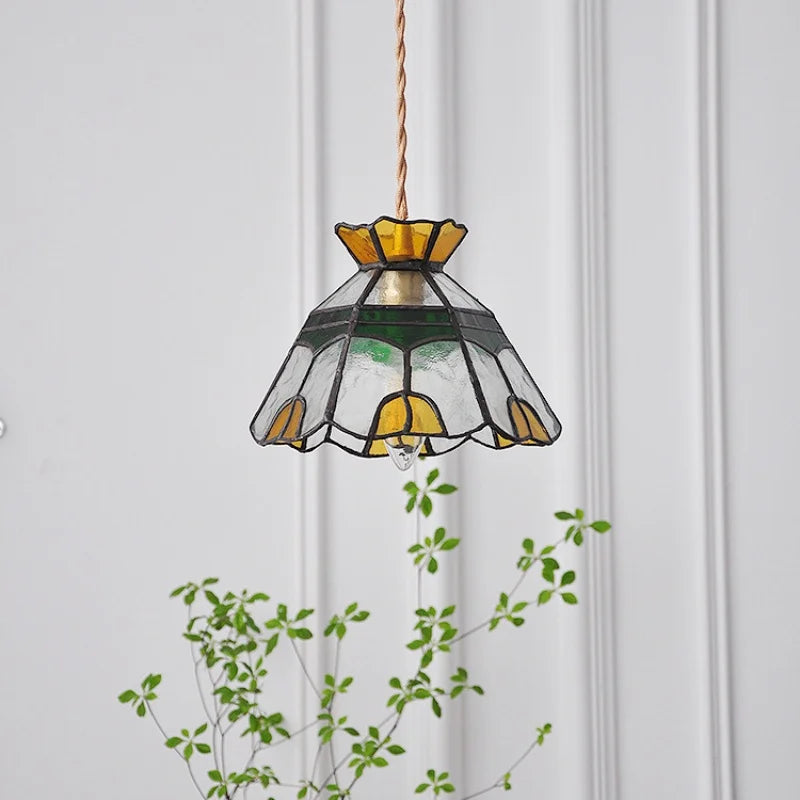 Afralia™ Glass Brass Pendant Lamp Adjustable Wire LED Dining Room Kitchen Bar Balcony Decor