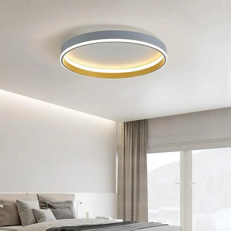 Afralia™ Modern LED Ceiling Light: Minimalist Chandelier for Bedroom, Living, and Dining Rooms