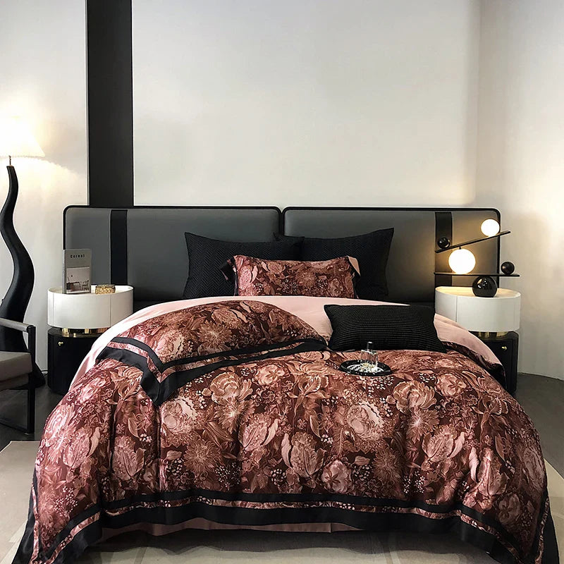 Afralia™ Vintage Flowers Bedding Set