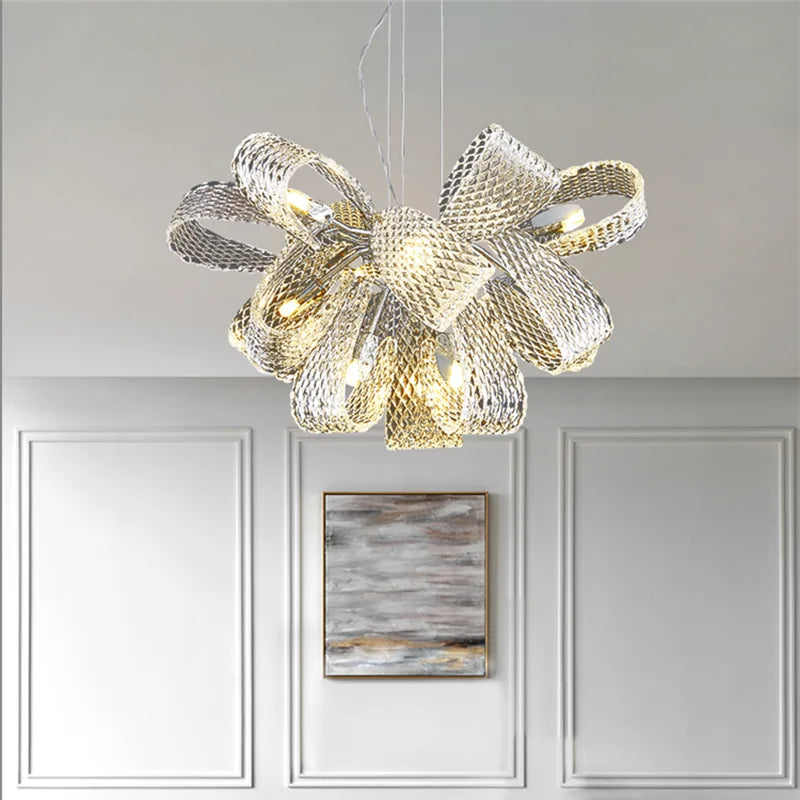 Afralia™ Luxury Glass Pendant Chandelier - Modern Minimalist Living Room Lighting Fixtures