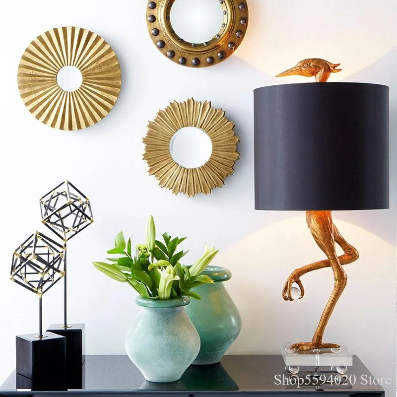 Afralia™ Creative Ostrich Table Lamp for Modern Home Decor in Living Room and Bedroom