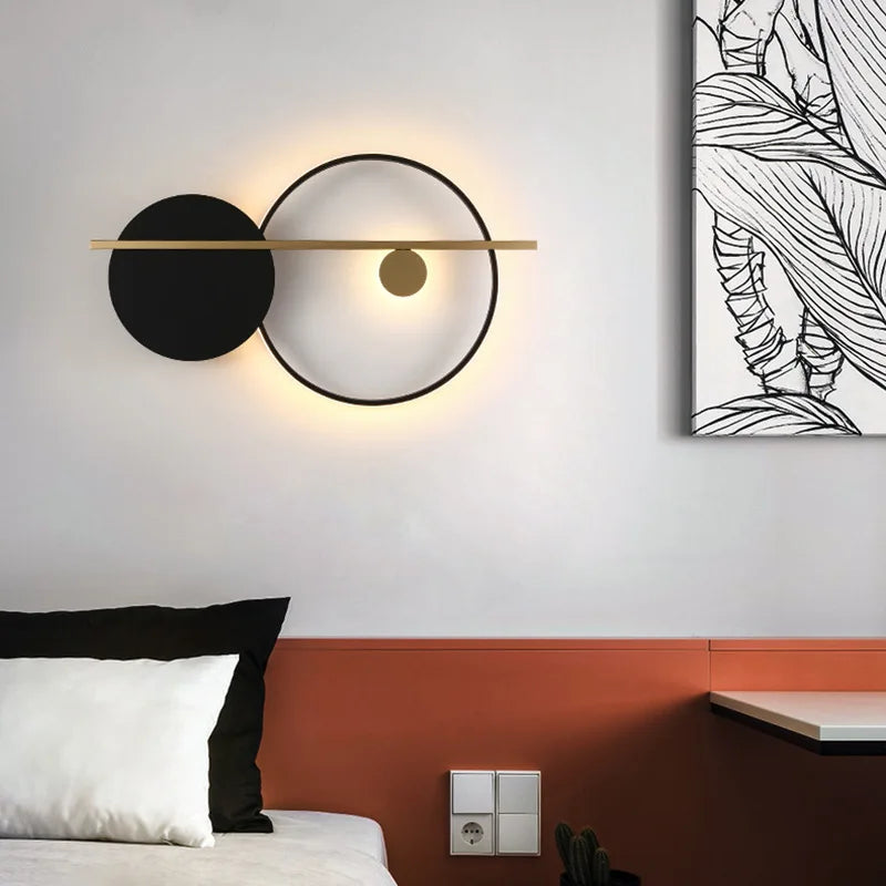 Afralia™ Nordic LED Wall Light: Modern Home Bedroom Living Room Lighting