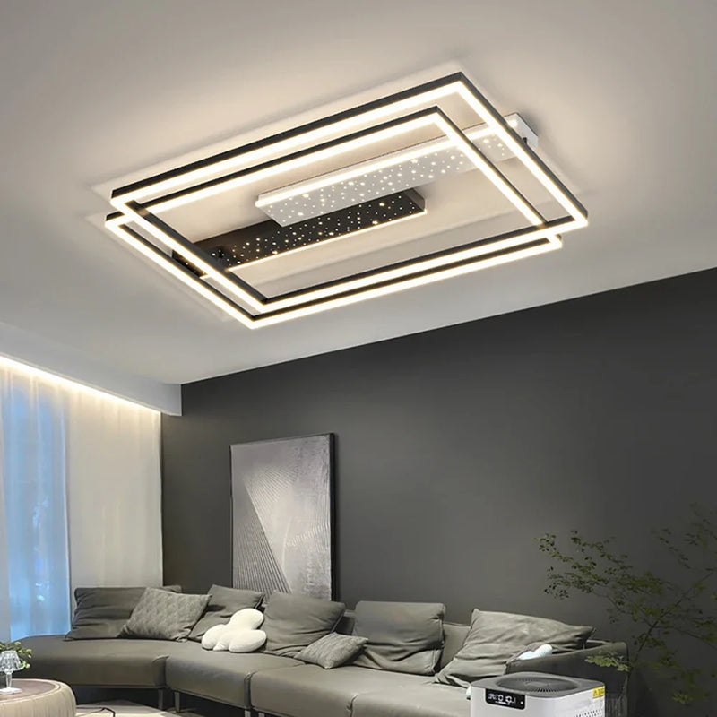 Afralia™ Modern Ceiling Chandelier Light: Bedroom, Living Room, Study, Restaurant Indoor Lighting