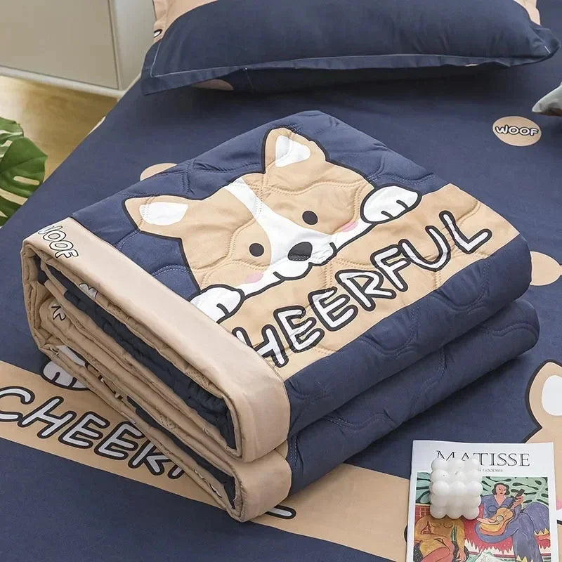 Afralia™ Summer Quilt Set - Soft & Lightweight Comforter Single Double Blanket