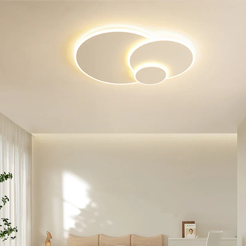 Afralia™ Modern LED Chandelier Light for Living Dining Room Bedroom Kitchen Indoor Lighting