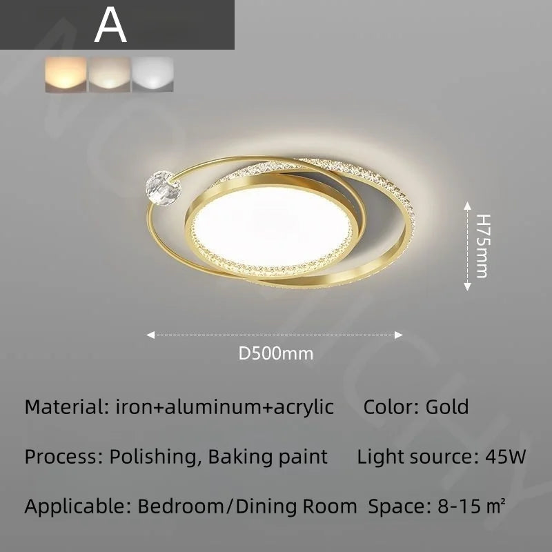Afralia™ Modern Nordic LED Ceiling Lights - Round Minimalist Design