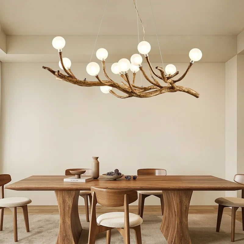 Afralia™ Glass Bubble Chandelier Pendant Light for Living Dining Room