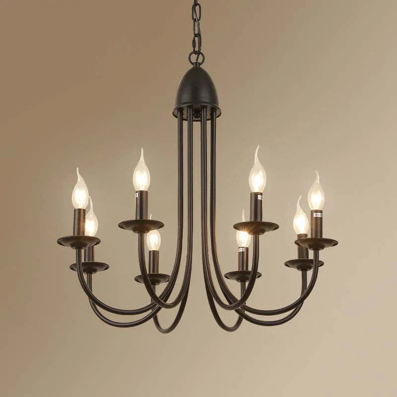 Afralia™ Nordic Chandelier for Living Room Dining Bedroom Balcony Retro Restaurant Light