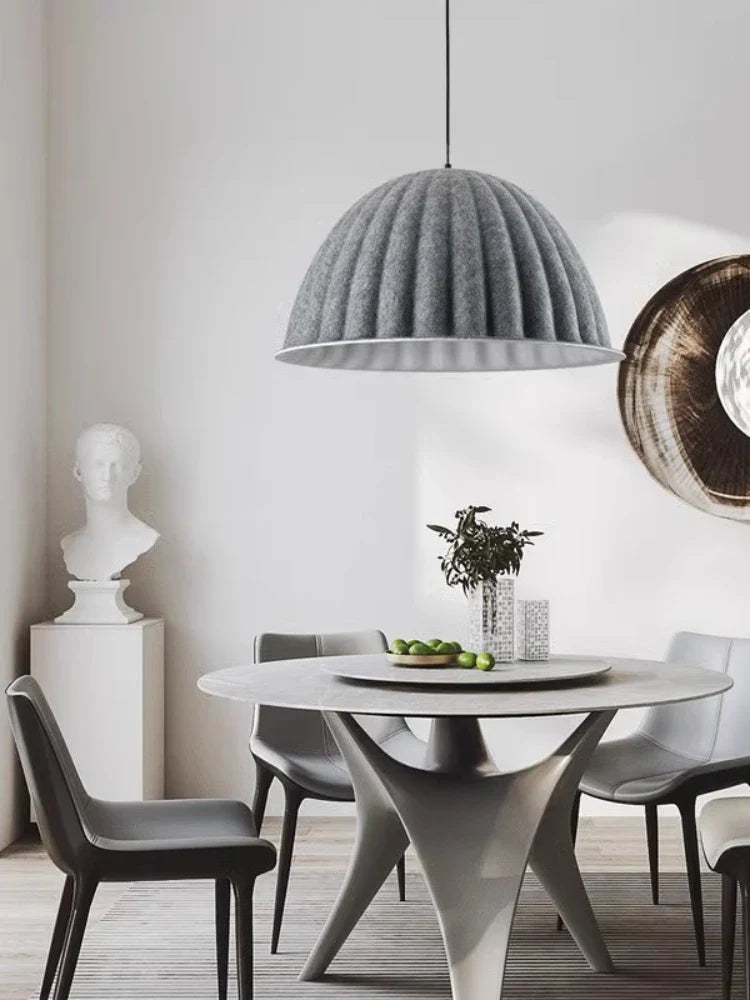 Afralia™ Nordic Felt Pendant Lamp LED Colorful Designer for Living Room Kitchen Island Dining Light