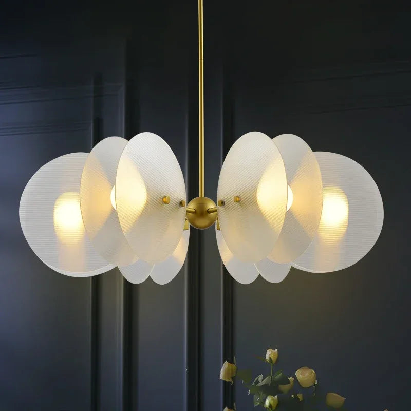 Afralia™ Nordic Acrylic Ceiling Chandelier for Living Room Dining Kitchen Bedroom Lighting